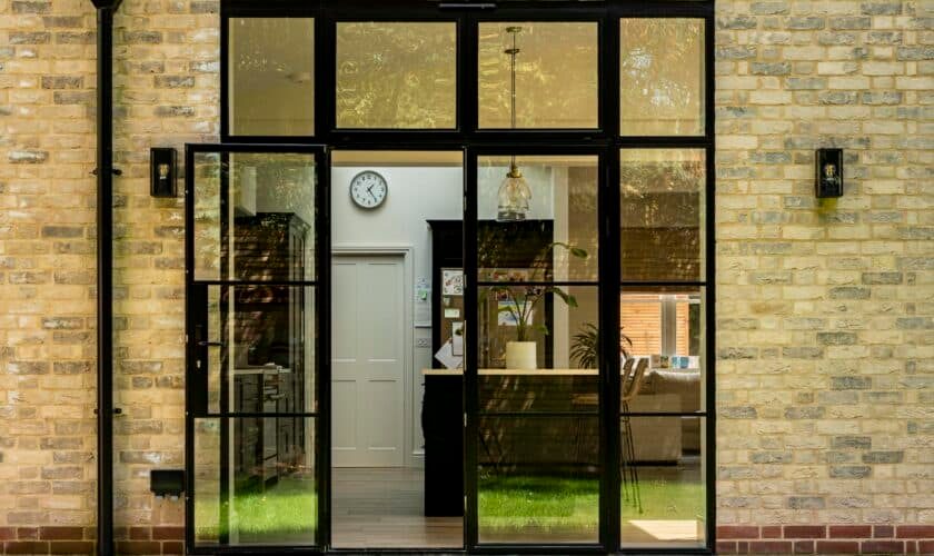 steel look French doors26