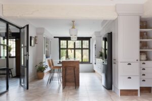 steel-look styles inside a kitchen renovation in a surrey kitchen renovation supporting made in britain blog post