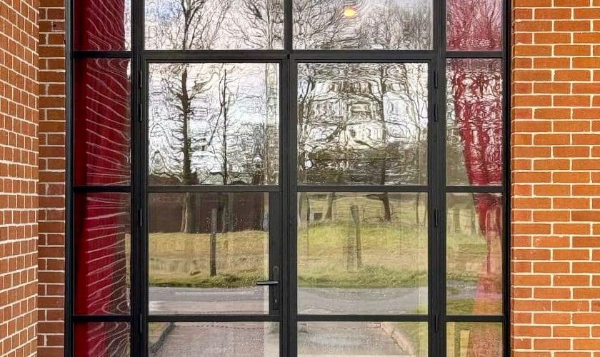 heritage style doors and side panels in black