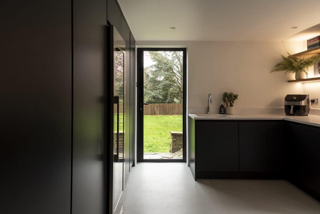 Picture of fully glazed side door