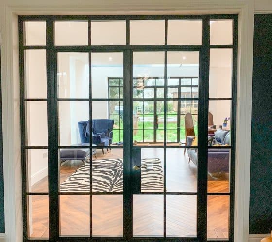 Black Internal Heritage Doors in a Kent Home - Aluco